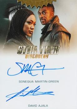 2023 Rittenhouse Star Trek Discovery Season Four - Dual Autographs #NNO Sonequa Martin-Green / David Ajala Front