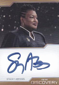 2023 Rittenhouse Star Trek Discovery Season Four - Archive Box Exclusive Autographs #NNO Stacey Abrams Front