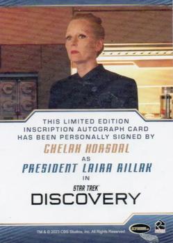 2023 Rittenhouse Star Trek Discovery Season Four - Inscription Autographs #NNO Chelah Horsdal Back