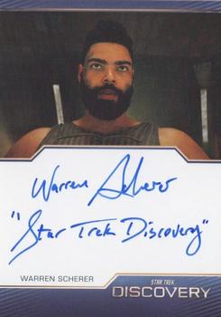 2023 Rittenhouse Star Trek Discovery Season Four - Inscription Autographs #NNO Warren Scherer Front
