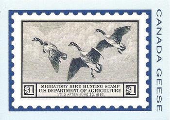 1992-94 Bon Air Federal Duck Stamps #RW3 Canada Geese Front