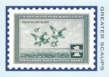1992-94 Bon Air Federal Duck Stamps #RW4 Greater Scaups Front