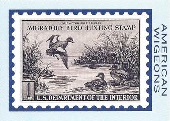 1992-94 Bon Air Federal Duck Stamps #RW9 American Wigeons Front
