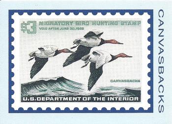 1992-94 Bon Air Federal Duck Stamps #RW32 Canvasbacks Front