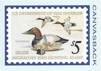 1992-94 Bon Air Federal Duck Stamps #RW42 Canvasback Front