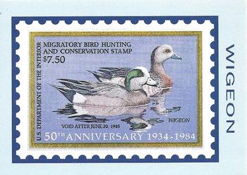 1992-94 Bon Air Federal Duck Stamps #RW51 Wigeon Front