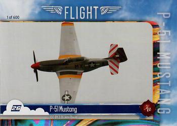 2023 Historic Autographs Flight - Foil #26 P-51 Mustang Front