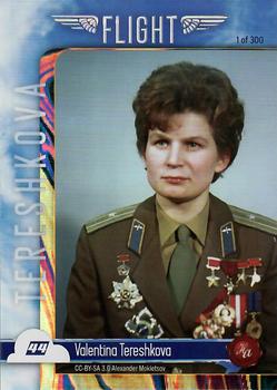 2023 Historic Autographs Flight - Foil #44 Valentina Tereshkova Front
