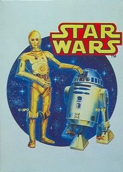 1977 Yamakatsu Star Wars - Non-Photo cards #NNO C-3PO/R2-D2 ART Front