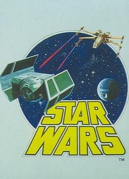 1977 Yamakatsu Star Wars - Non-Photo cards #NNO X-WING/TIE FIGHTER ART Front