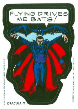1975 Topps Comic Book Heroes Stickers - Test T-47 (1975/1975) #NNO Dracula-2 Front