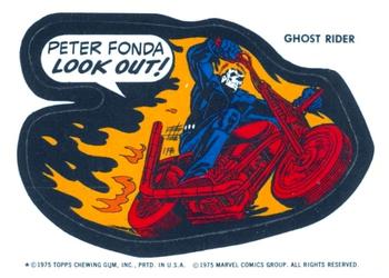 1975 Topps Comic Book Heroes Stickers - Test T-47 (1975/1975) #NNO Ghost Rider Front