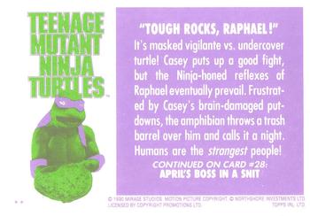 1990 Topps Ireland Ltd Teenage Mutant Ninja Turtles: The Movie #27 