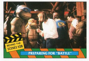 1990 Topps Ireland Ltd Teenage Mutant Ninja Turtles: The Movie #129 Preparing for 