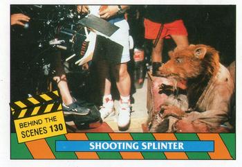 1990 Topps Ireland Ltd Teenage Mutant Ninja Turtles: The Movie #130 Shooting Splinter Front