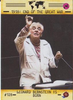 2023 Historic Autographs 1918: End of the Great War #128 Leonard Bernstein is Born Front