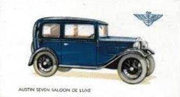 1934 Gallaher Motor Cars #3 Austin Seven Saloon de Luxe Front