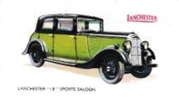 1934 Gallaher Motor Cars #8 Lanchester 