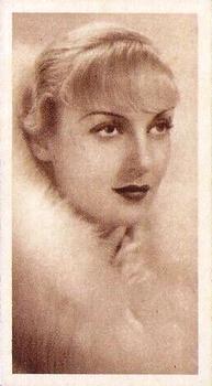 1934 UK Tobacco Cinema Stars (Set 7) #5 Carole Lombard Front