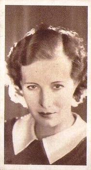 1934 UK Tobacco Cinema Stars (Set 7) #6 Binnie Barnes Front
