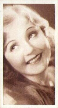 1934 UK Tobacco Cinema Stars (Set 7) #7 Nancy Carroll Front