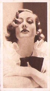 1934 UK Tobacco Cinema Stars (Set 7) #20 Joan Crawford Front