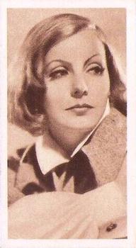 1934 UK Tobacco Cinema Stars (Set 7) #44 Greta Garbo Front