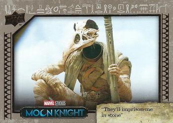 2023 Upper Deck Marvel Moon Knight #27 They’ll Imprison Me In Stone Front