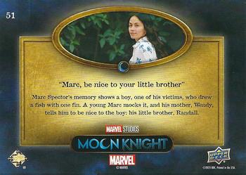 2023 Upper Deck Marvel Moon Knight #51 Marc, Be Nice To Your Little Brother Back