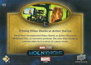 2023 Upper Deck Marvel Moon Knight #82 Filming Ethan Hawke As Arthur Harrow Back