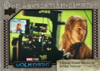 2023 Upper Deck Marvel Moon Knight #82 Filming Ethan Hawke As Arthur Harrow Front