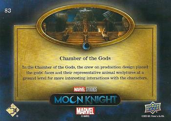 2023 Upper Deck Marvel Moon Knight #83 Chamber Of The Gods Back