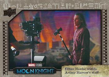 2023 Upper Deck Marvel Moon Knight #88 Ethan Hawke Wields Arthur Harrow’s Cane Front
