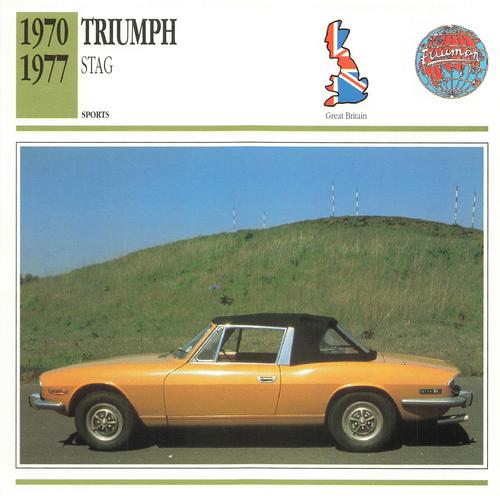 1991-93 Edito-Service Classic Cars - Edito-Service Classic Cars - Deck 006 #006-012 Triumph Stag Front