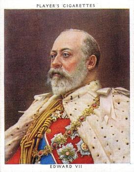 1935 Player's Kings & Queens of England (Large) #47 Edward VII Front