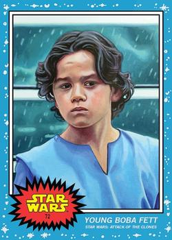 2020 Topps Living Star Wars #72 Young Boba Fett Front