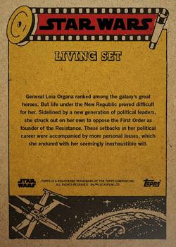 2020 Topps Living Star Wars #157 General Leia Organa Back