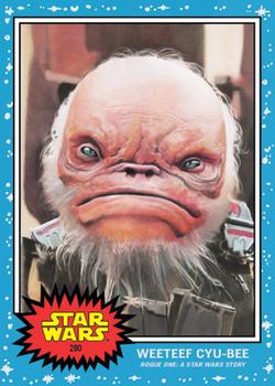 2022 Topps Living Star Wars #280 Weeteef Cyu-Bee Front