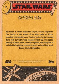 2023 Topps Living Star Wars #417 The Grand Inquisitor Back