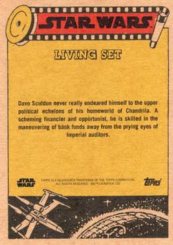 2023 Topps Living Star Wars #433 Davo Sculdun Back