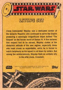 2023 Topps Living Star Wars #441 Clone Commander Mayday Back