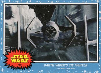 2023 Topps Living Star Wars #460 Darth Vader's TIE Fighter Front
