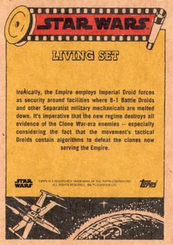 2023 Topps Living Star Wars #464 Imperial Police Droids Back