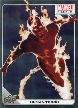 2023 Upper Deck Marvel Platinum #9 Human Torch Front