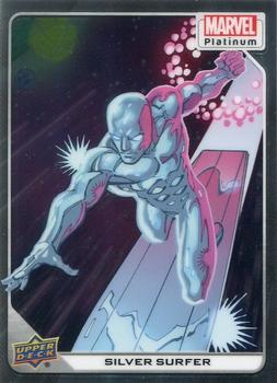 2023 Upper Deck Marvel Platinum #93 Silver Surfer Front