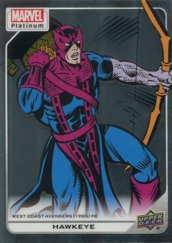2023 Upper Deck Marvel Platinum #105 Hawkeye Front