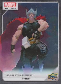 2023 Upper Deck Marvel Platinum #134 Thor Front