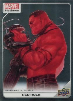 2023 Upper Deck Marvel Platinum #190 Red Hulk Front