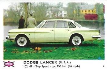 1960 Dandy Gum Motor Cars #2 Dodge Lancer Front