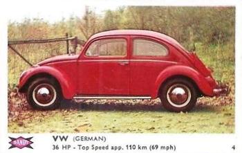 1960 Dandy Gum Motor Cars #4 VW Front